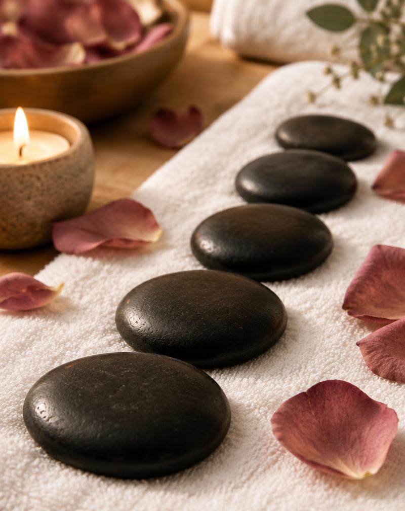 Massagem com Pedras Quentes